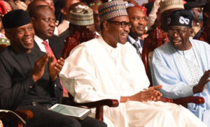 President Buhari and Bola Ahmed Tinubu