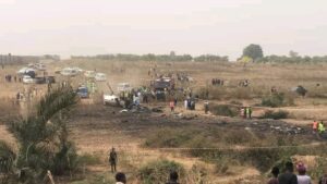 The scene of the incident