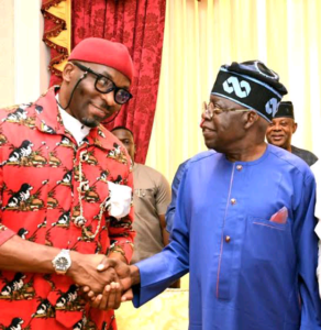 President Bola Ahmed Tinubu and Deputy Speaker Ben Kalu